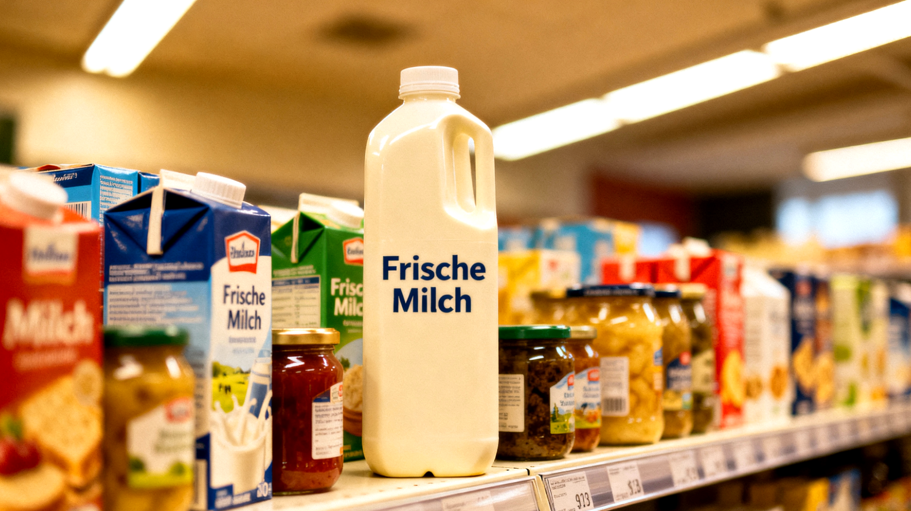 Frische Milch"