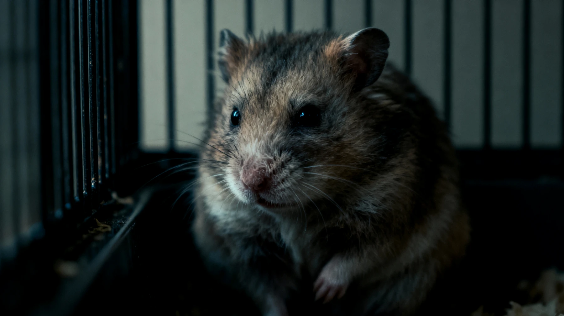 Ältere Hamster leiden häufig unter chronischem Stress durch Veränderungen in ihrer Wahrnehmung, verringerte Mobilität und altersbedingte Beschwerden wie Arthritis oder Sehschwäche, was zu erhöhter Ängstlichkeit und Unruhe führt"