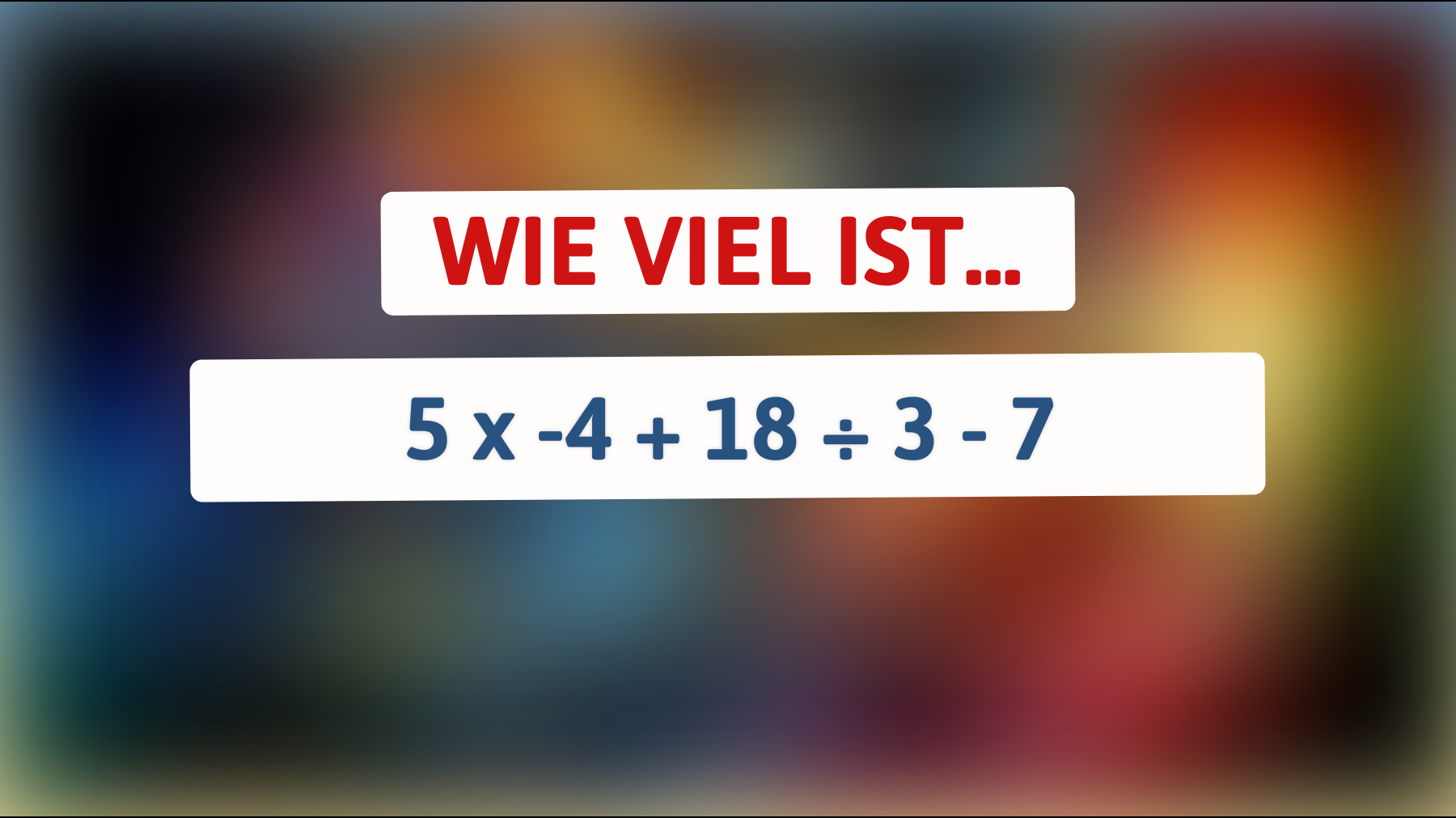 Kannst du das knifflige Rätsel lösen, das nur wahre Denker knacken können?"