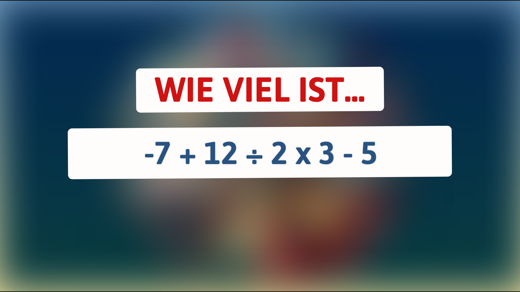 Nur 1% der Menschen kann dieses mathematische Rätsel lösen: Bist du einer von ihnen?"