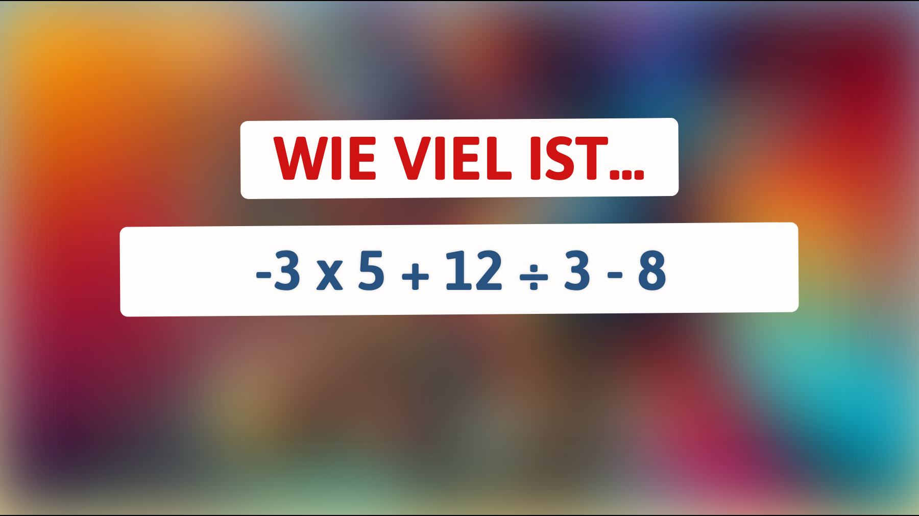 Nur 2% der Menschen können dieses knifflige Rätsel lösen! Bist du schlau genug, um die richtige Antwort zu finden?"
