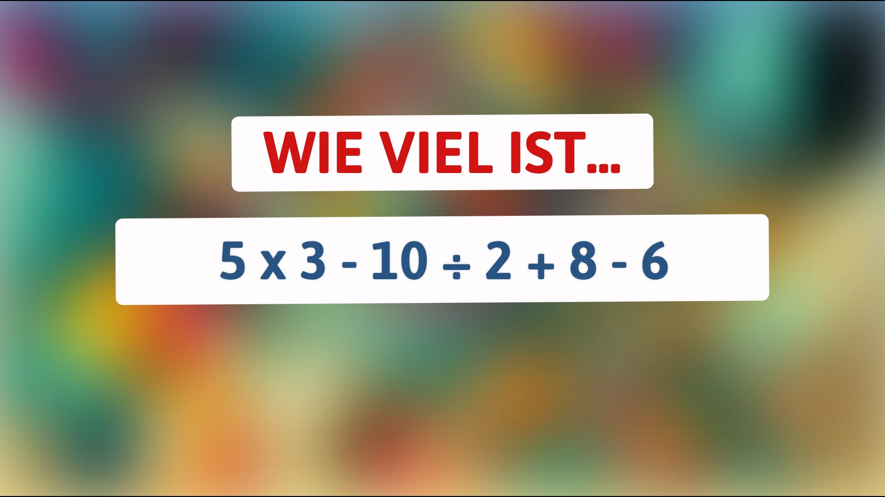 Nur die klügsten Köpfe können dieses mathematische Rätsel lösen – bist du einer von ihnen?"