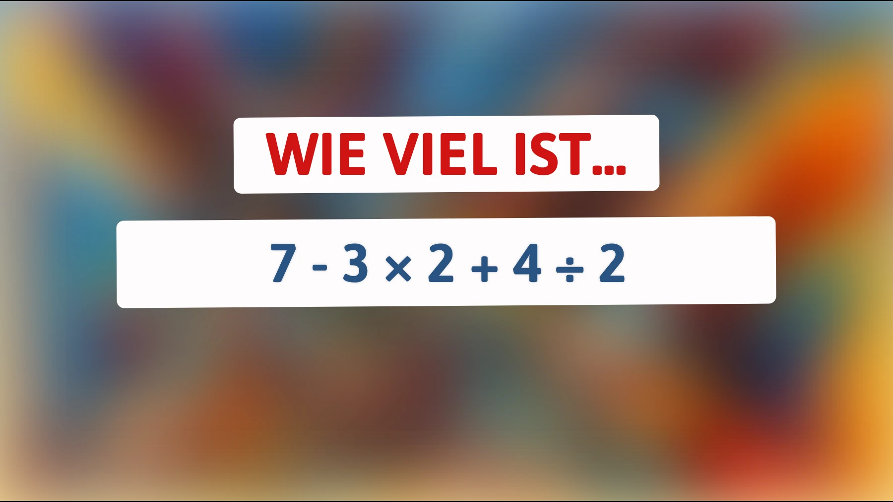 Nur die klügsten Köpfe können dieses mathematische Rätsel lösen: Kennst du die richtige Antwort?"